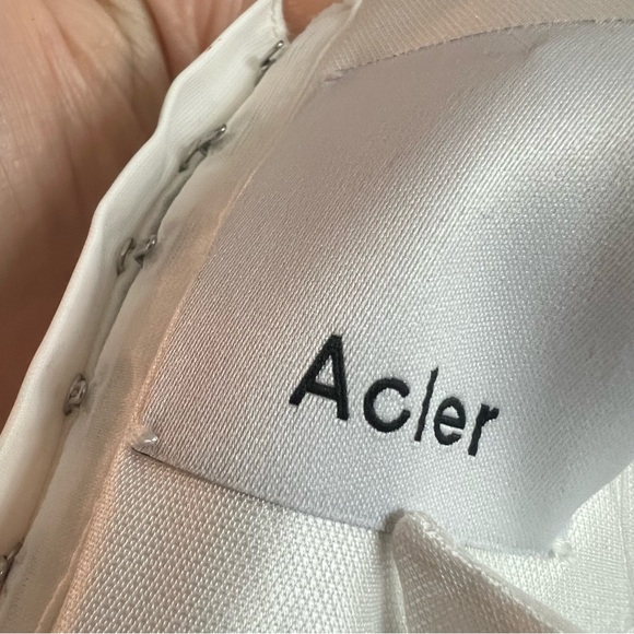 Acler Cragiburne Skirt and top set in Ivory & Midnight ombre Size US 6 NEW! - Picture 8 of 9